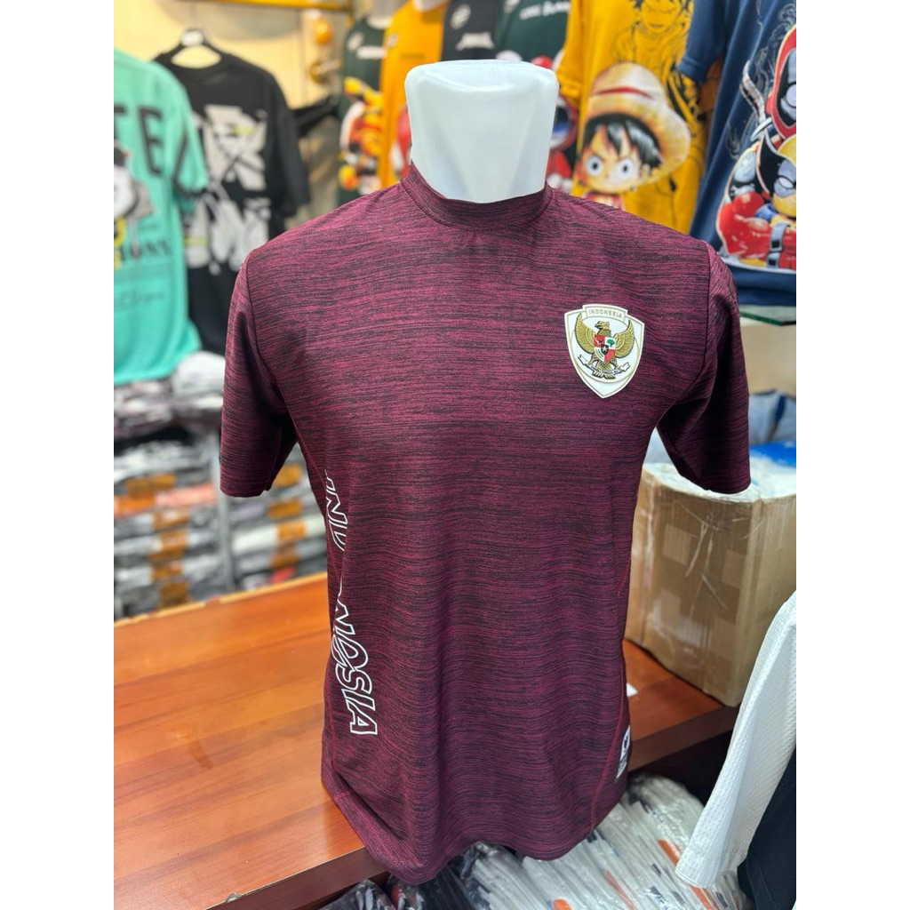 Jersey Timnas Indonesia Garuda Bahan Tebal Asli E*spo Tanpa Logo