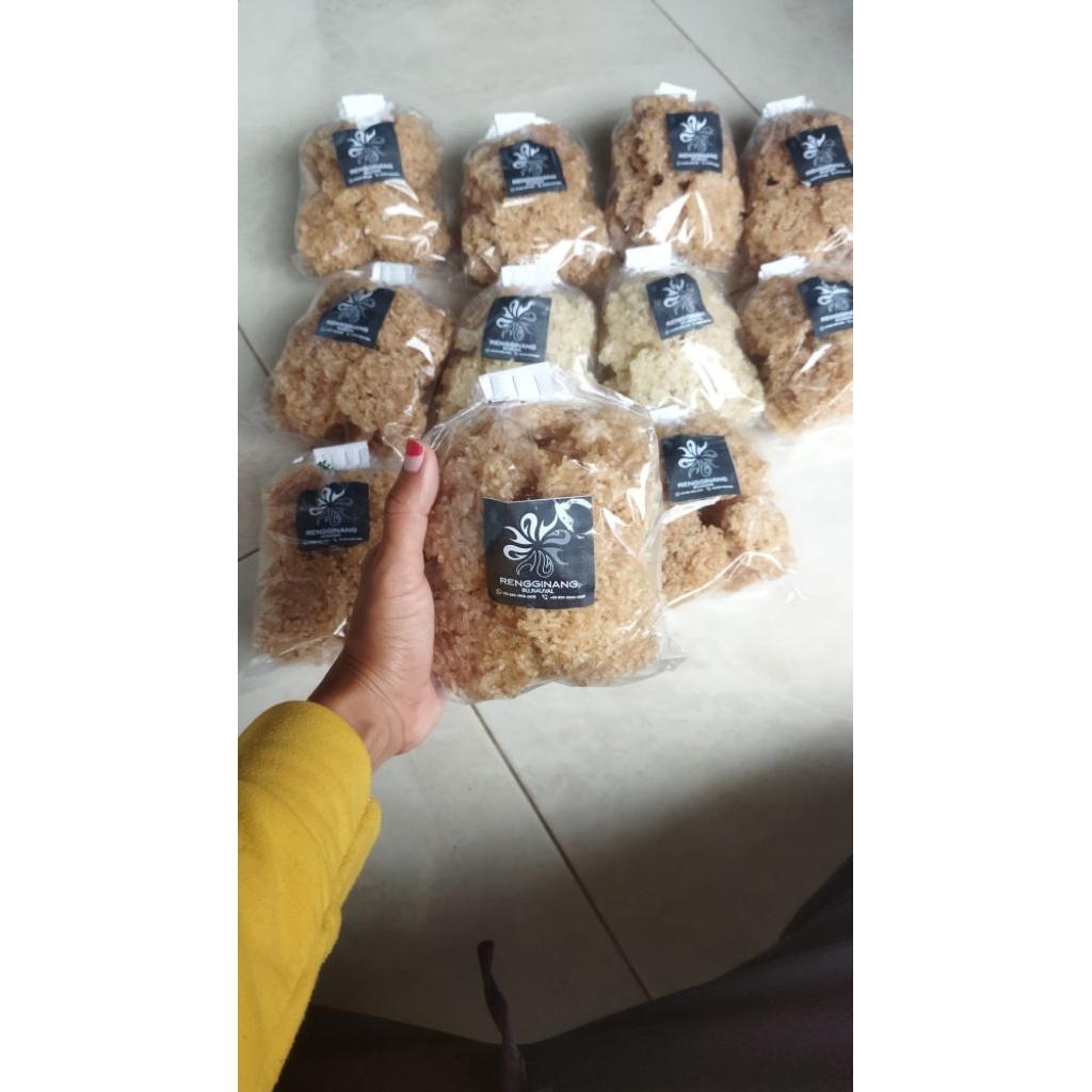

rengginang mentah rasa terasi 250g isi -+20