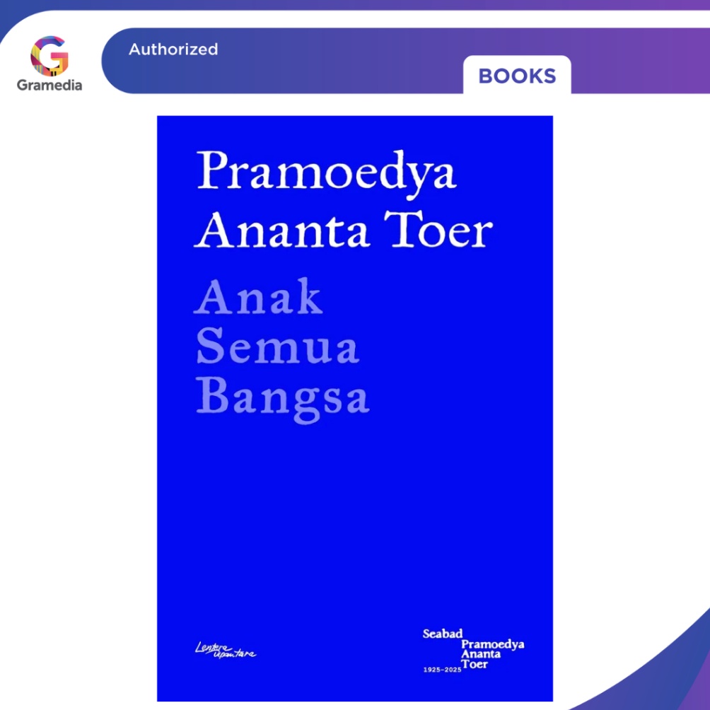 KODE V37A Gramedia Bogor  Novel Anak Semua Bangsa Pramoedya A Toer Lentera Dipantara
