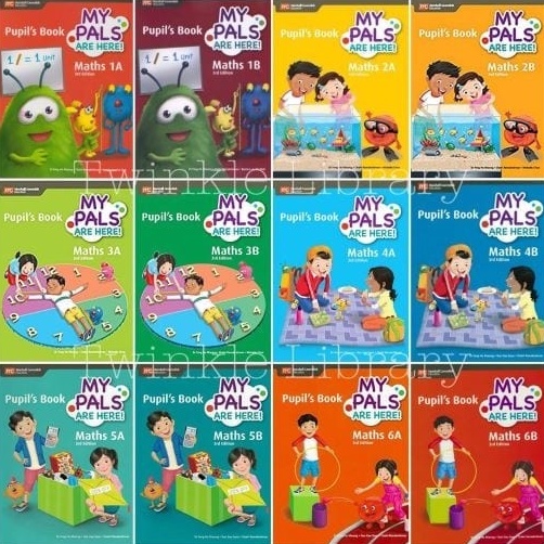 KODE E4H BUKU FISIK My Pals are Here Maths 1A 1B 2A 2B 3A 3B 4A 4B 5A 5B 6A 6B Pupils Book  Workbook