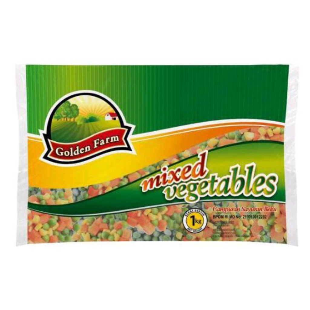 

Golden farm vegetable frozen mix vegetable