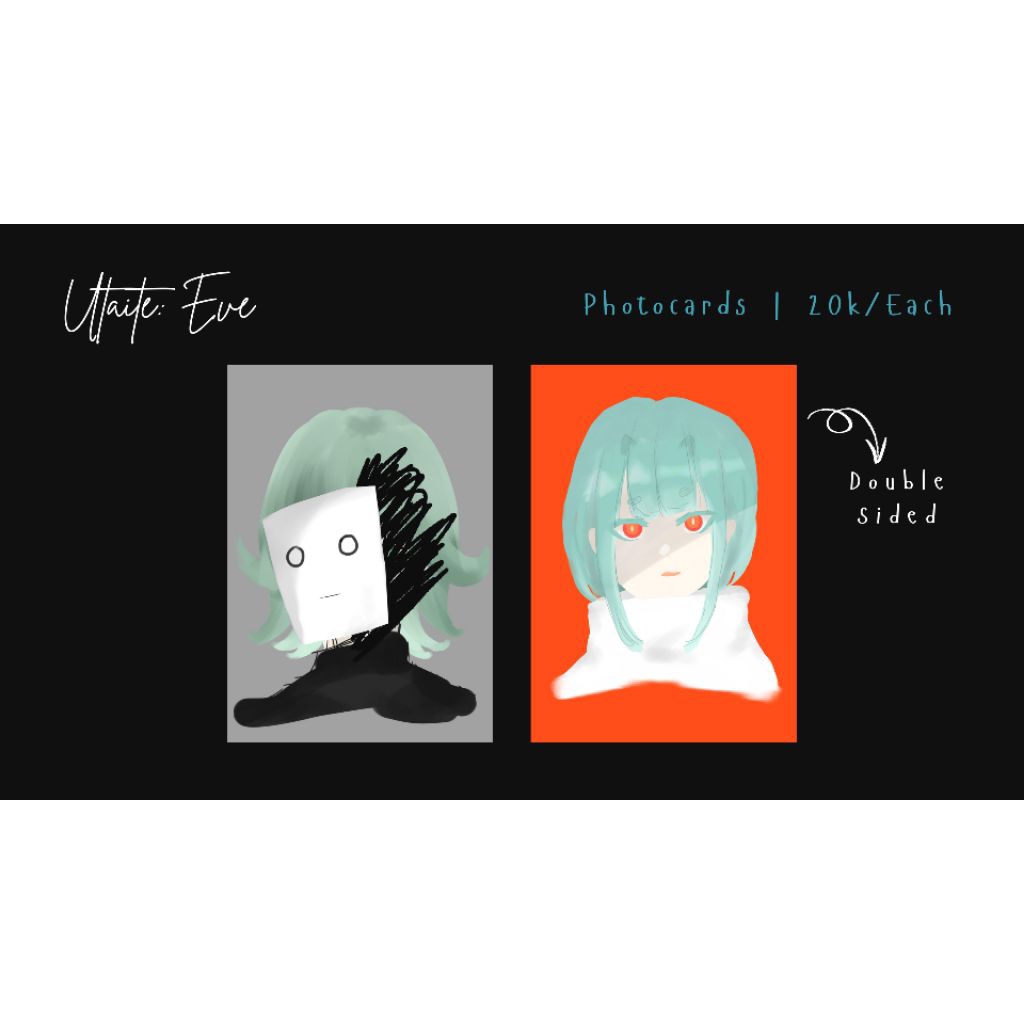 Utaite Eve Photocard Double sided Glitter Kurukuru/Shinkai-chan
