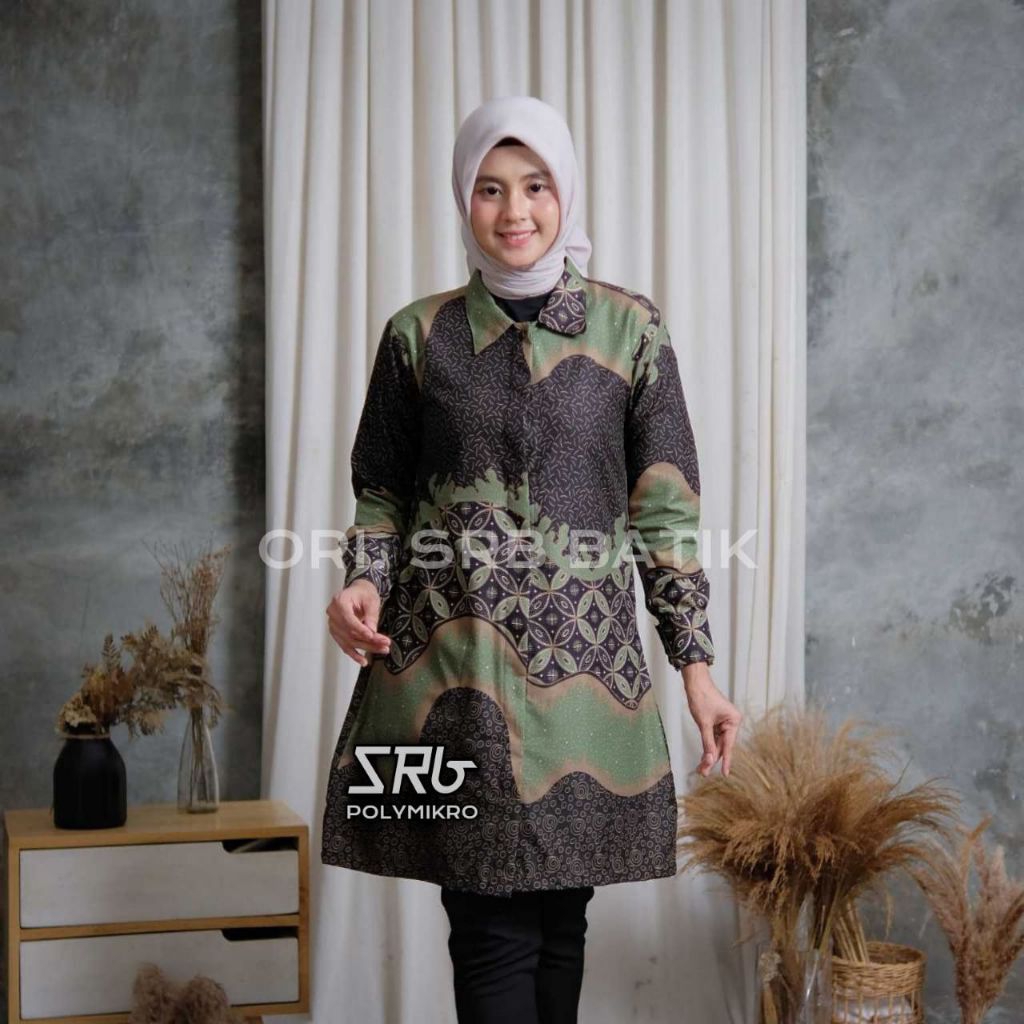 Kemeja Tunik Kemeja Anak Premium exclusive original butik Atasan batik seragam  Pria Wanita Anak Bat