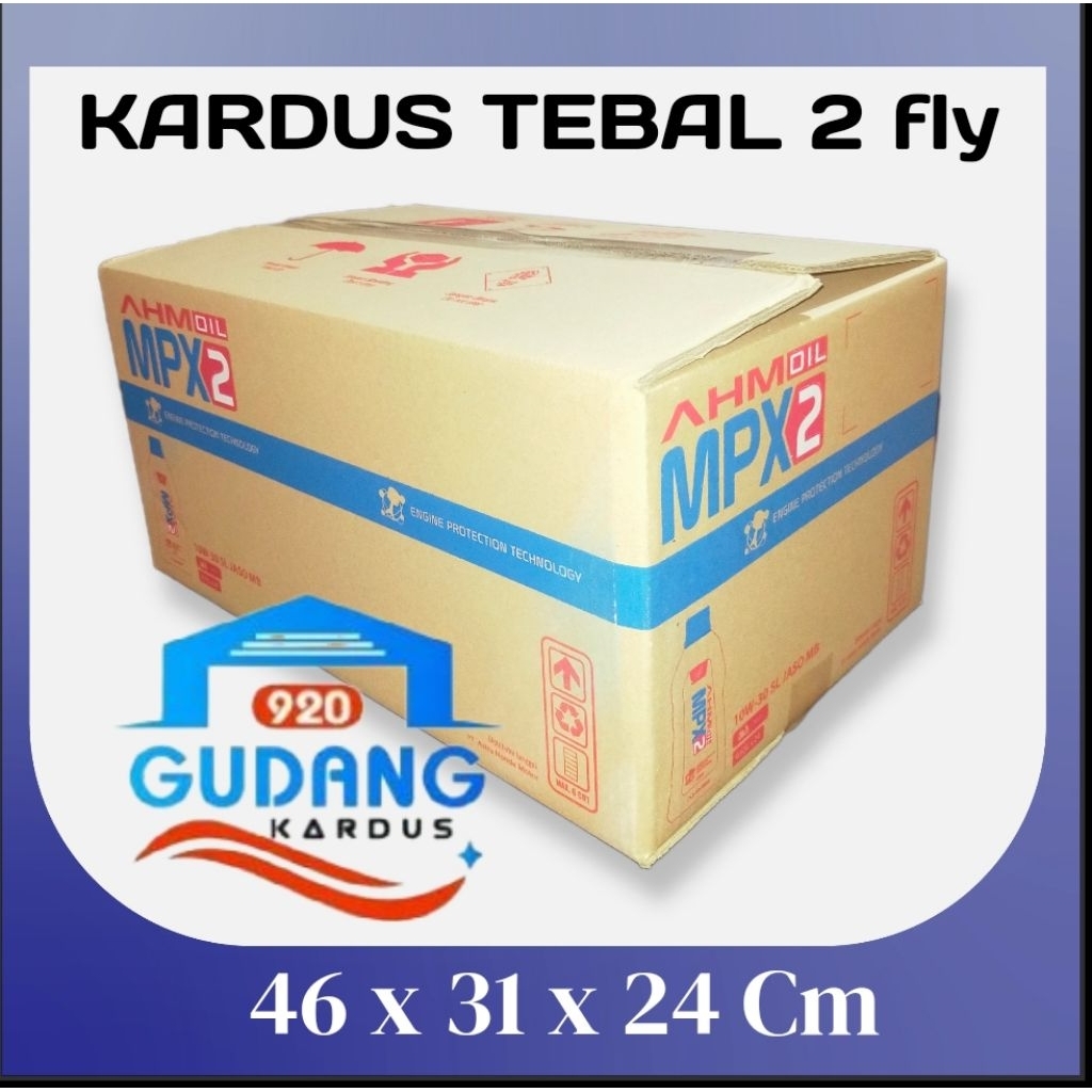 

KARDUS TEBAL 2 Fly Ukuran 46 x 31 x 24