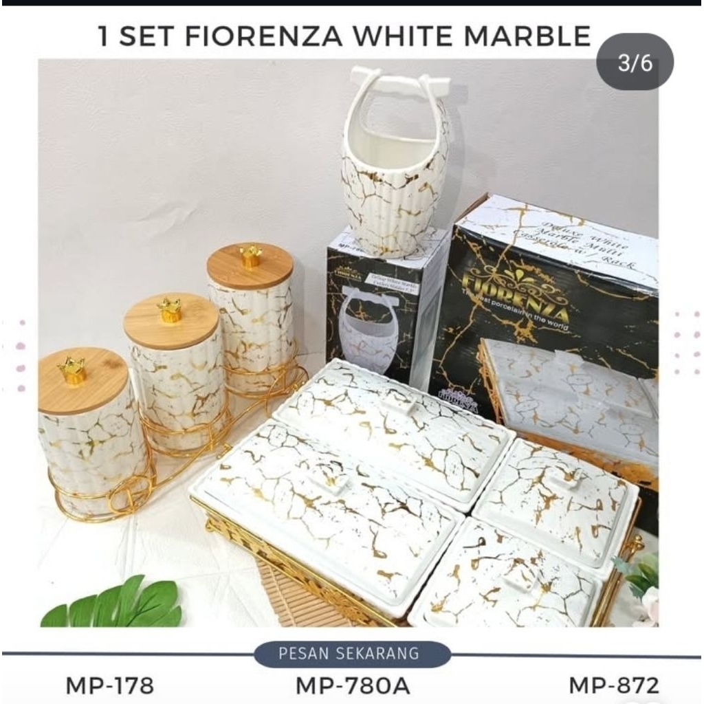 Paket Set Prasmanan Fiorenza Marble