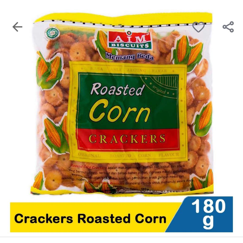 

Aim Crackers Roasted Corn 180G