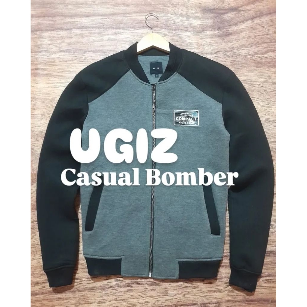 Jaket casual bomber keren UGIZ recomend second/bekas/preloved