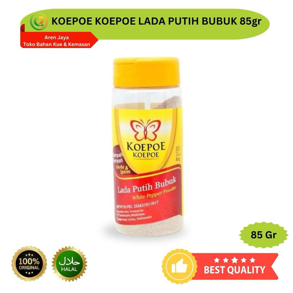 

Koepoe Koepoe Lada Putih Bubuk White Pepper Powder 85 Gram Original