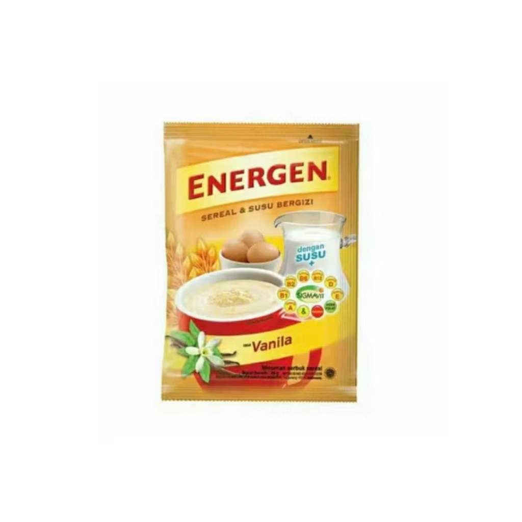 

ENERGEN SUSU SEREAL BERGIZI RASA VANILA ISI 5/10