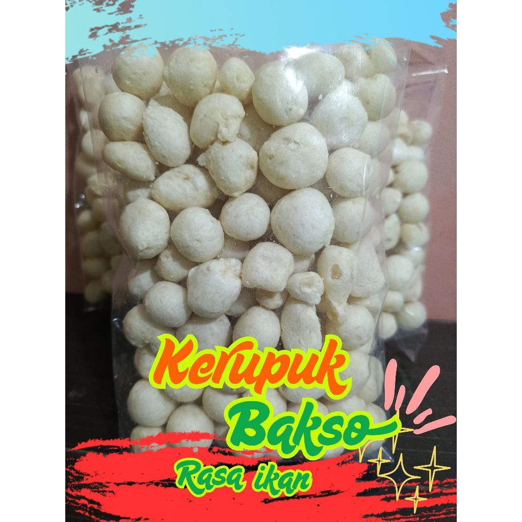 

Kerupuk Bakso/Kerupuk Bakso ikan 140gr