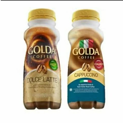 

Golda coffee minuman cappuccino / dolce latte (1 botol)