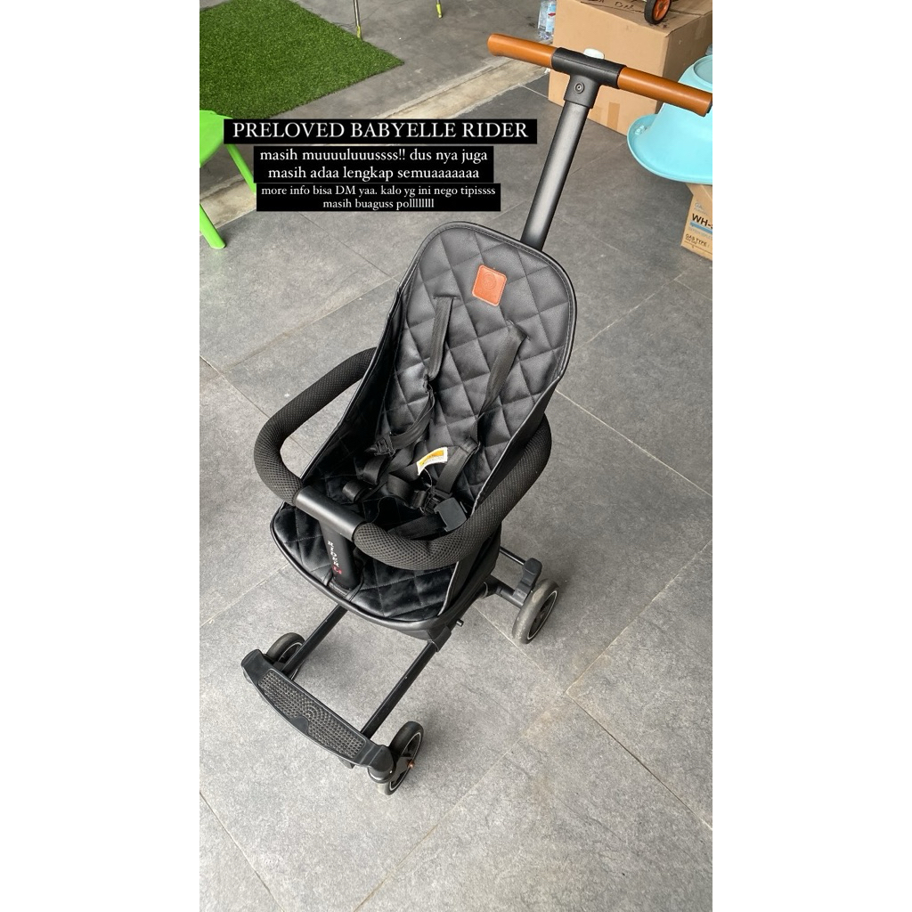 PRELOVED Babyelle STROLLER RIDER - BLACK