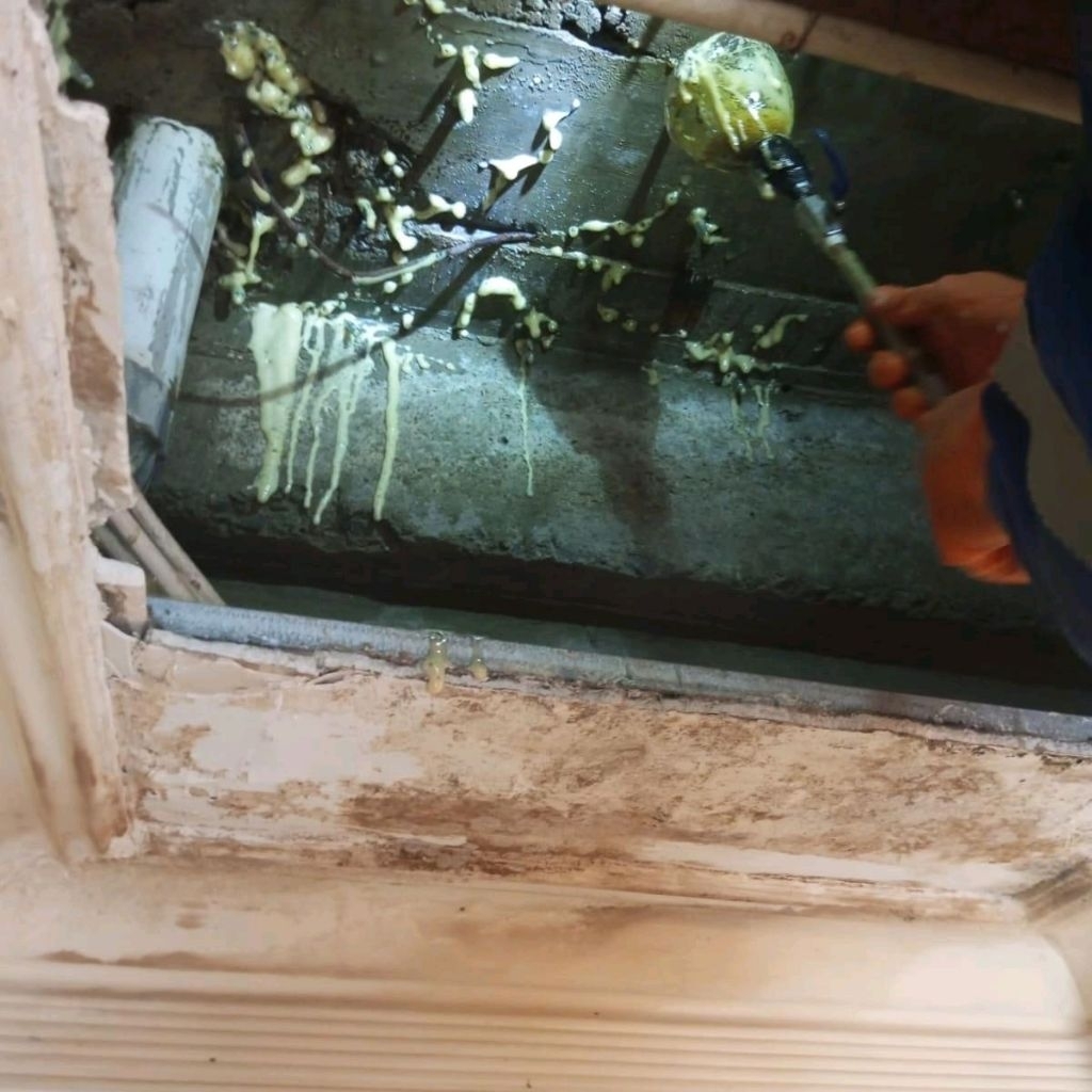 jasa waterproofing injeksi beton Polyurethane | beton bocor | retak