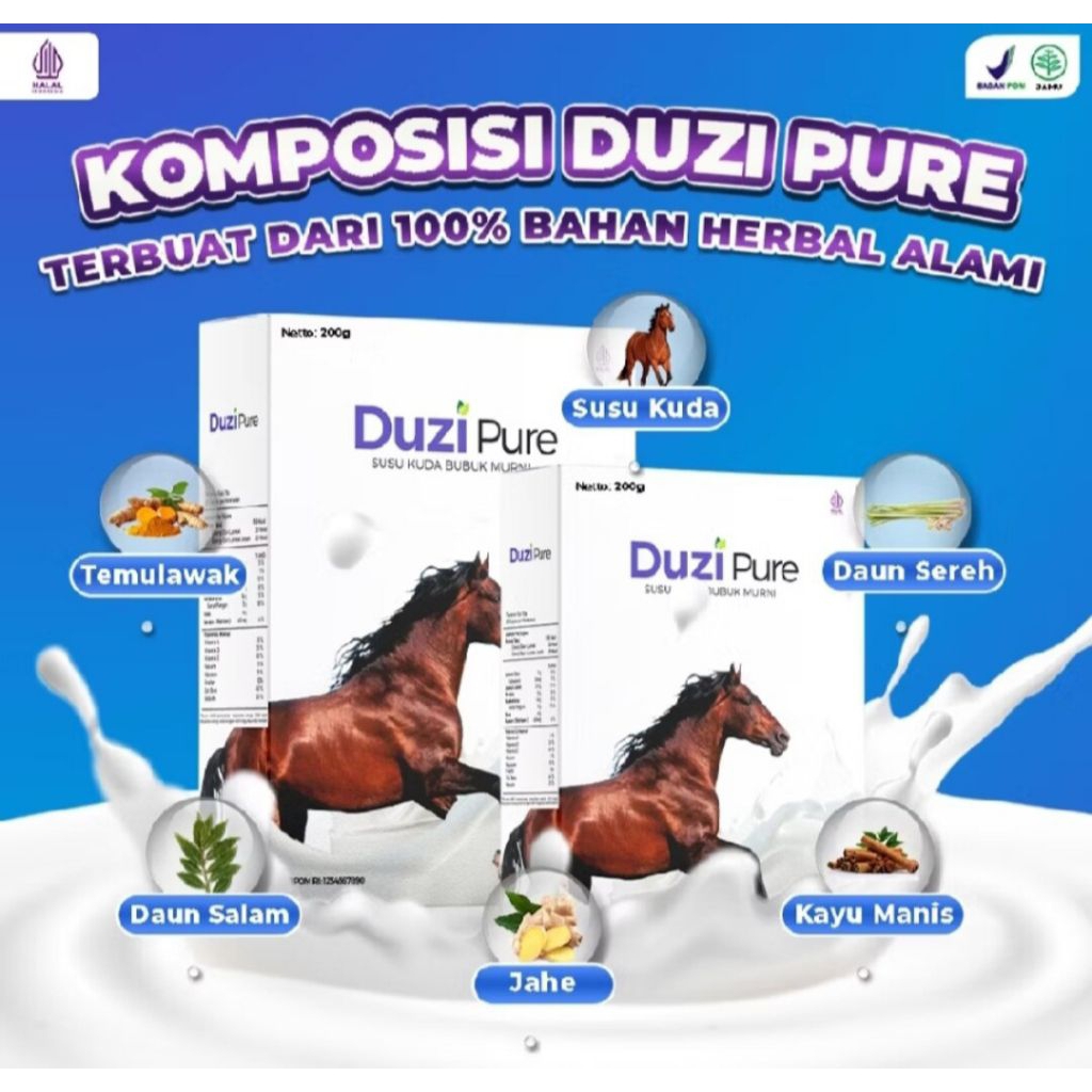 

Susu Kuda Liar Lombok Duzi Pure 100% Original/Bantu Atasi Asam Urat Masalah Tulang Dan Sendi