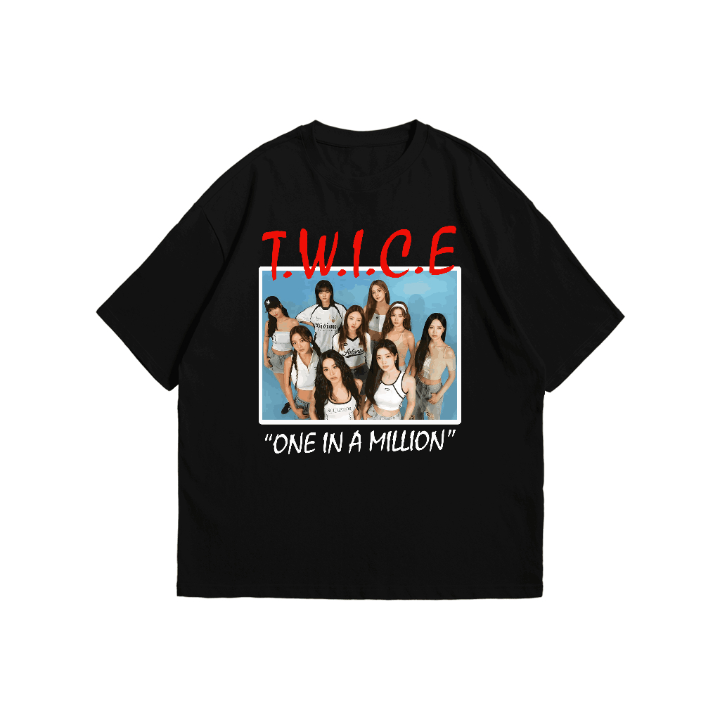 T-shirt Twice kaos K-pop x nwa