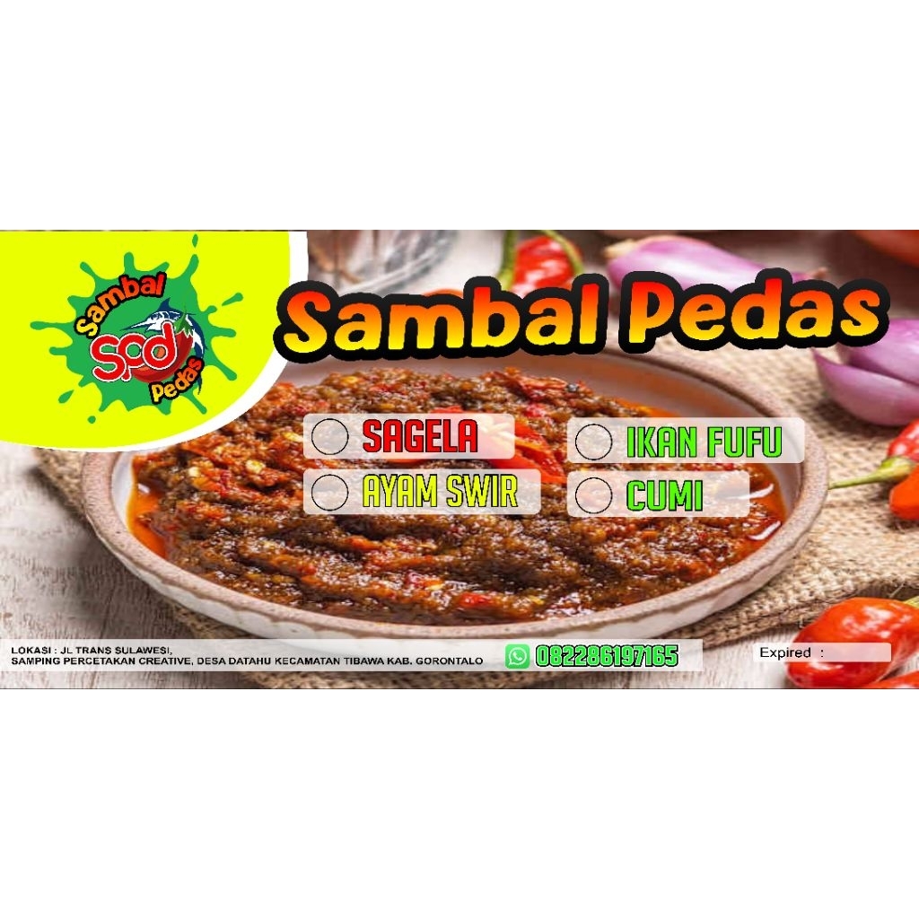

sambal pedas roa