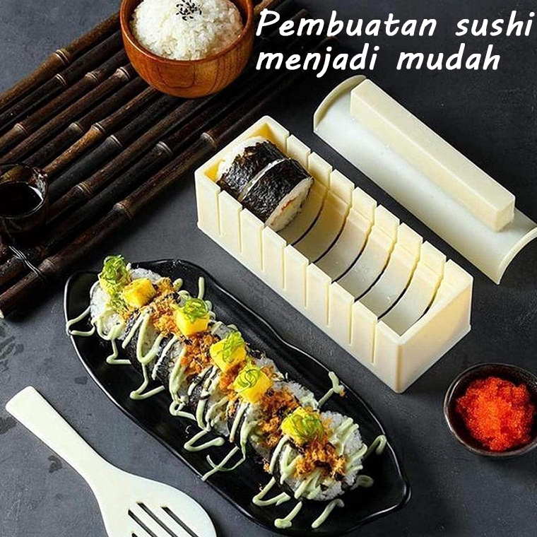 sushi cetakan sushi gulungan sushi cetakan sushi roll sushi yay sushi maker alat pembuat bakso alat 