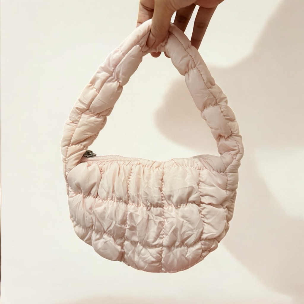 Quilted Mini Bag Soft Pink