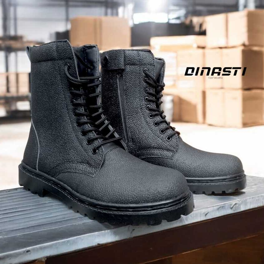 Sepatu Pdl Kulit Jeruk Garuda Resleting Rekomendasi Dinas Kerja TNI Polisi Security