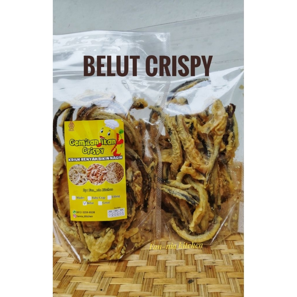 

Belut crispy kemasan 125 gr
