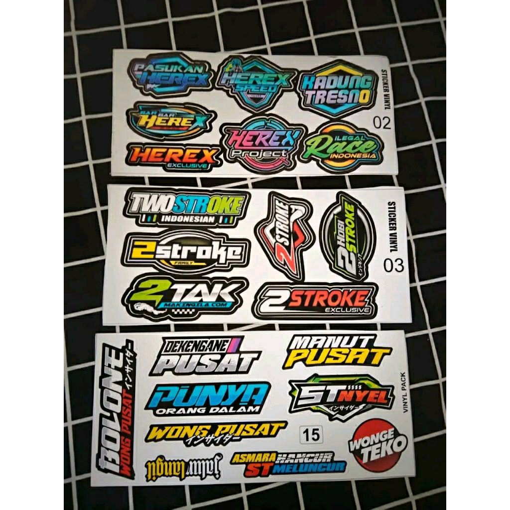 

stiker racing