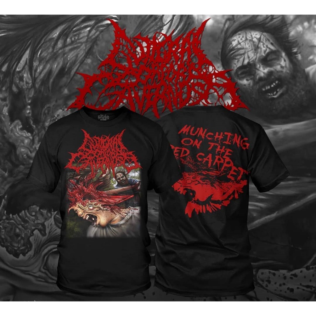ORIGINAL TSHIRT GUTTURAL CORPORA CAVERNOSA – Munching On The Red Carpet