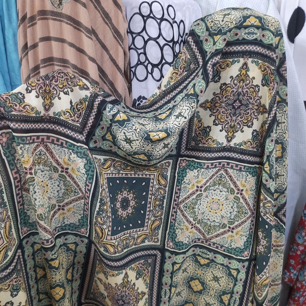 kain sifon motif | Harga/0,5 m | kain sifon meteran | kain sifon sutra | bahan sifon premium meteran