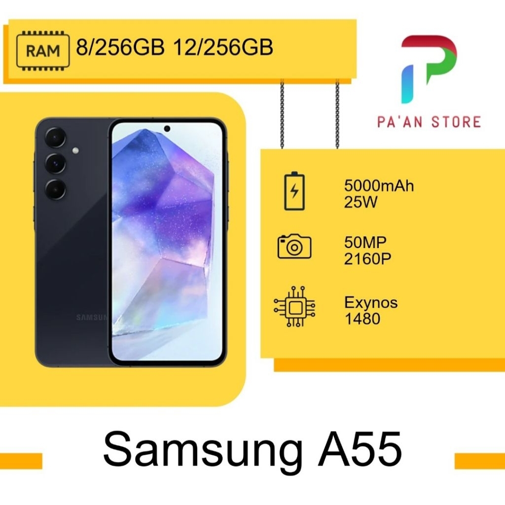 Samsung A55 Ram 8/256 12/256 Garansi Resmi Smartphone