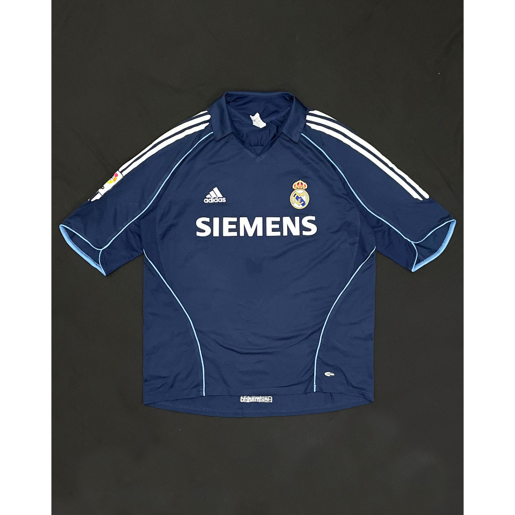 Original Adidas Real Madrid Away Kit 2005 2006 Jersey Bola Vintage