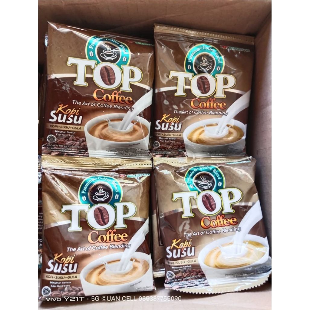

Top Coffe Kopi Susu Rentengan isi 12pcs