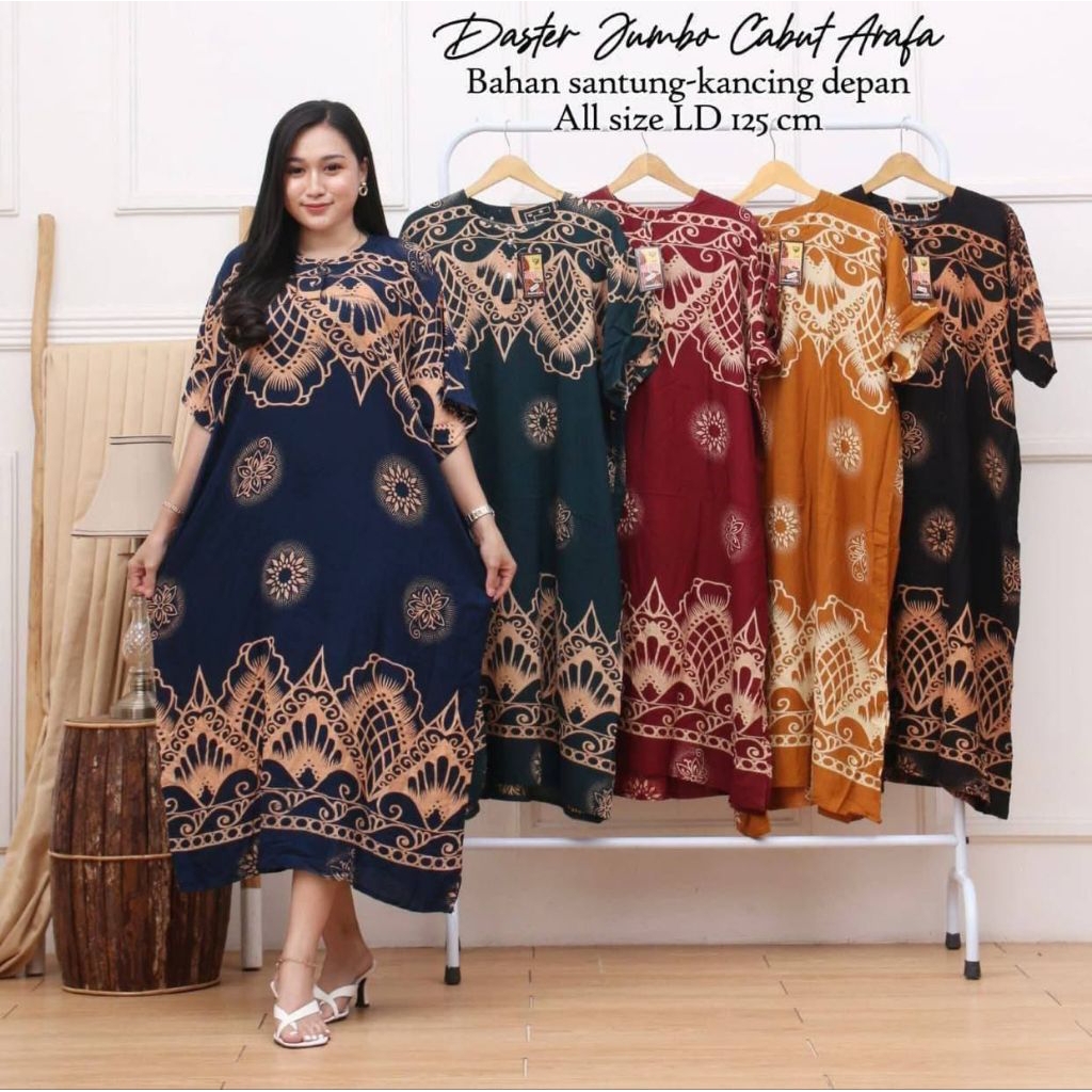 Daster Pendek / Daster Busui / Daster Jumbo Lengan Pendek