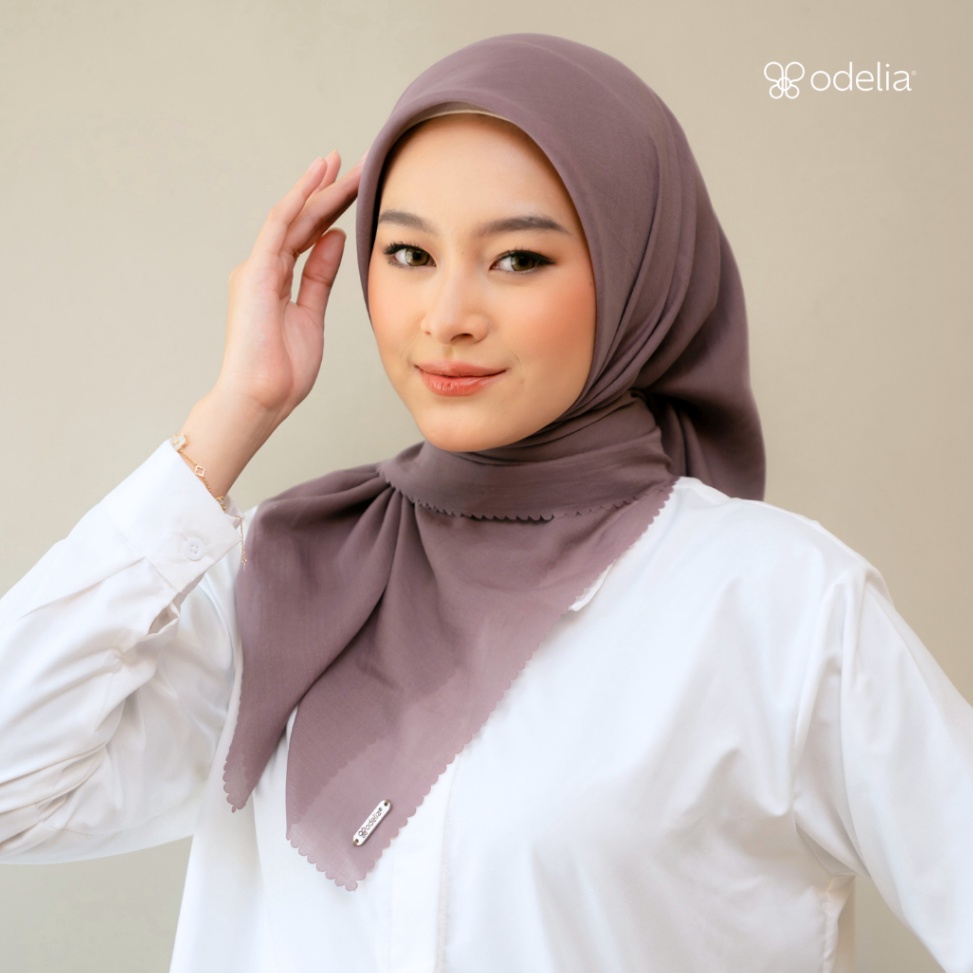 KODE D38Y Odelia  Seanna Voal Lux l Hijab segiempat I segiempat polos lasercut