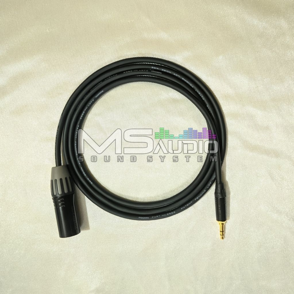 Jack HP 3.5mm/aux Ke Mixer/Soundcard Merk Mogami Dan Seetronic SINGLE/MONO