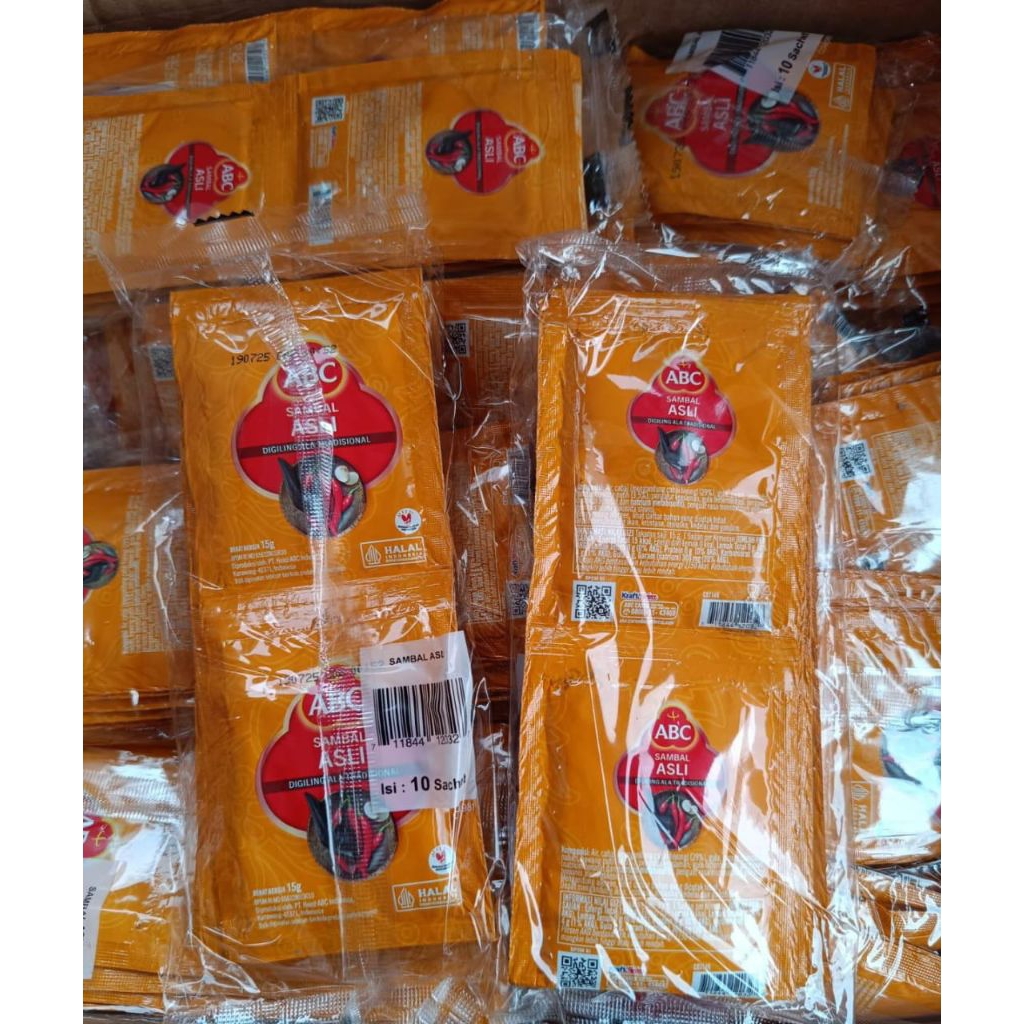 

Sambal Asli Abc Isi 10sachet