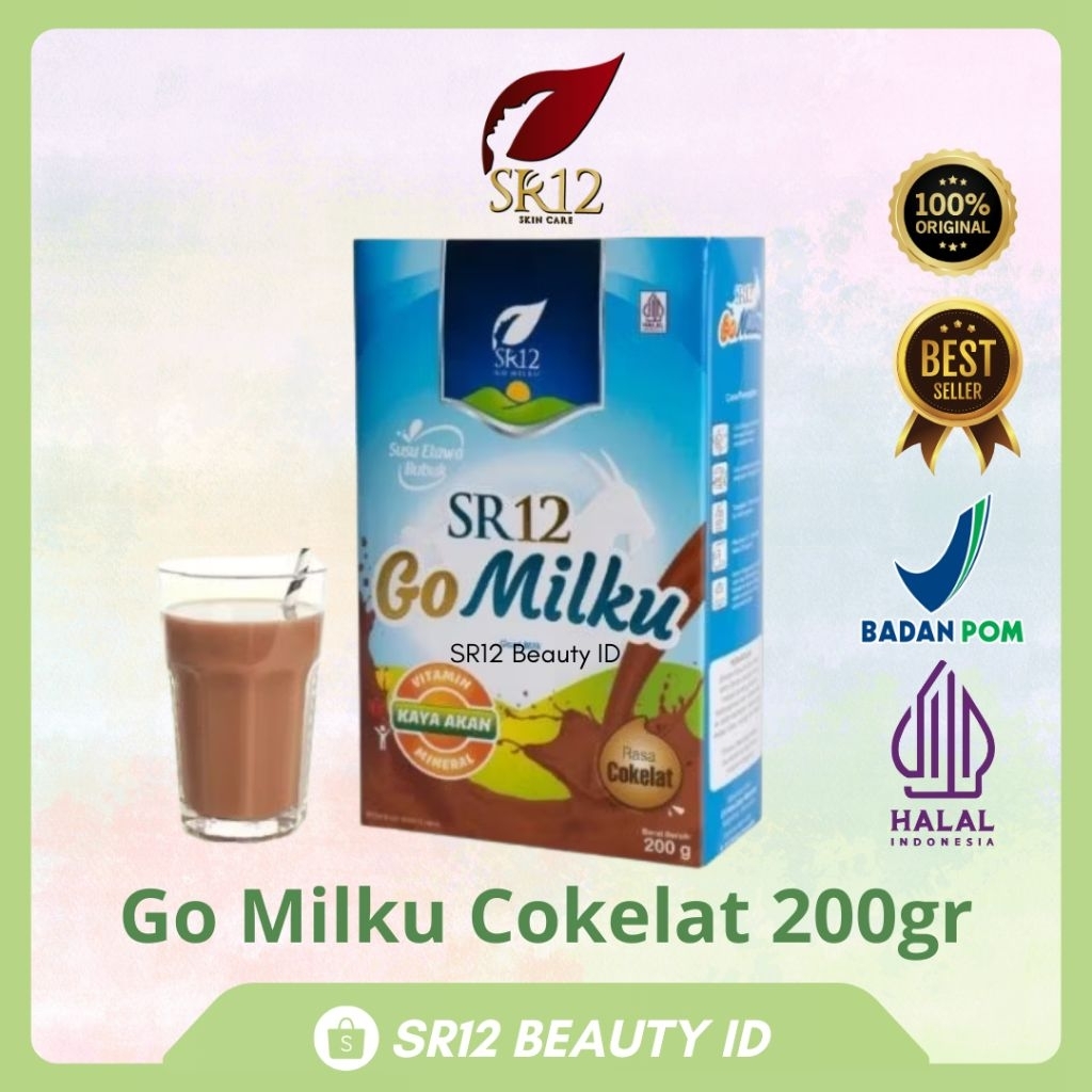 

GoMilku COKELAT 200gr SR12 Susu Kambing Etawa | SR12 Beauty ID