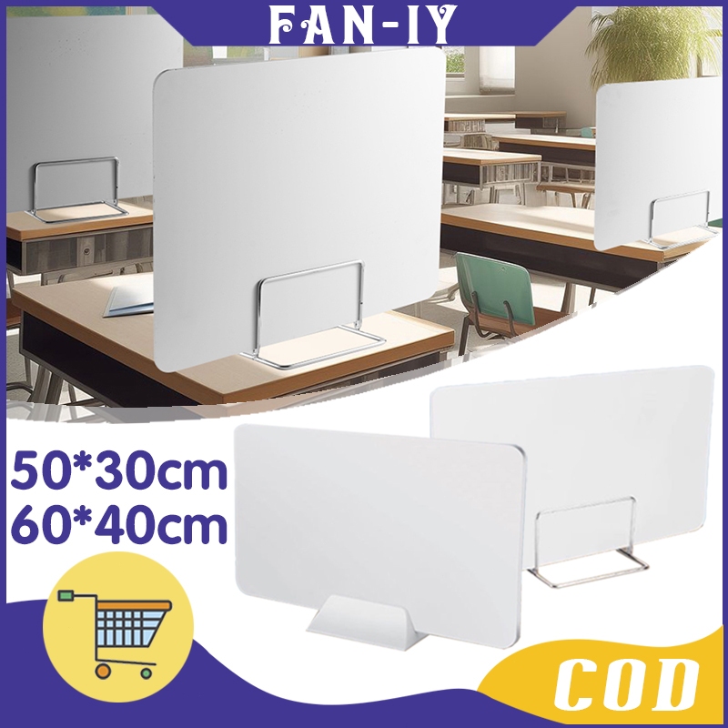 

Sekat Meja Portable Pvc 5mm Pembatas Ruang Kerja Privasi & Teduh