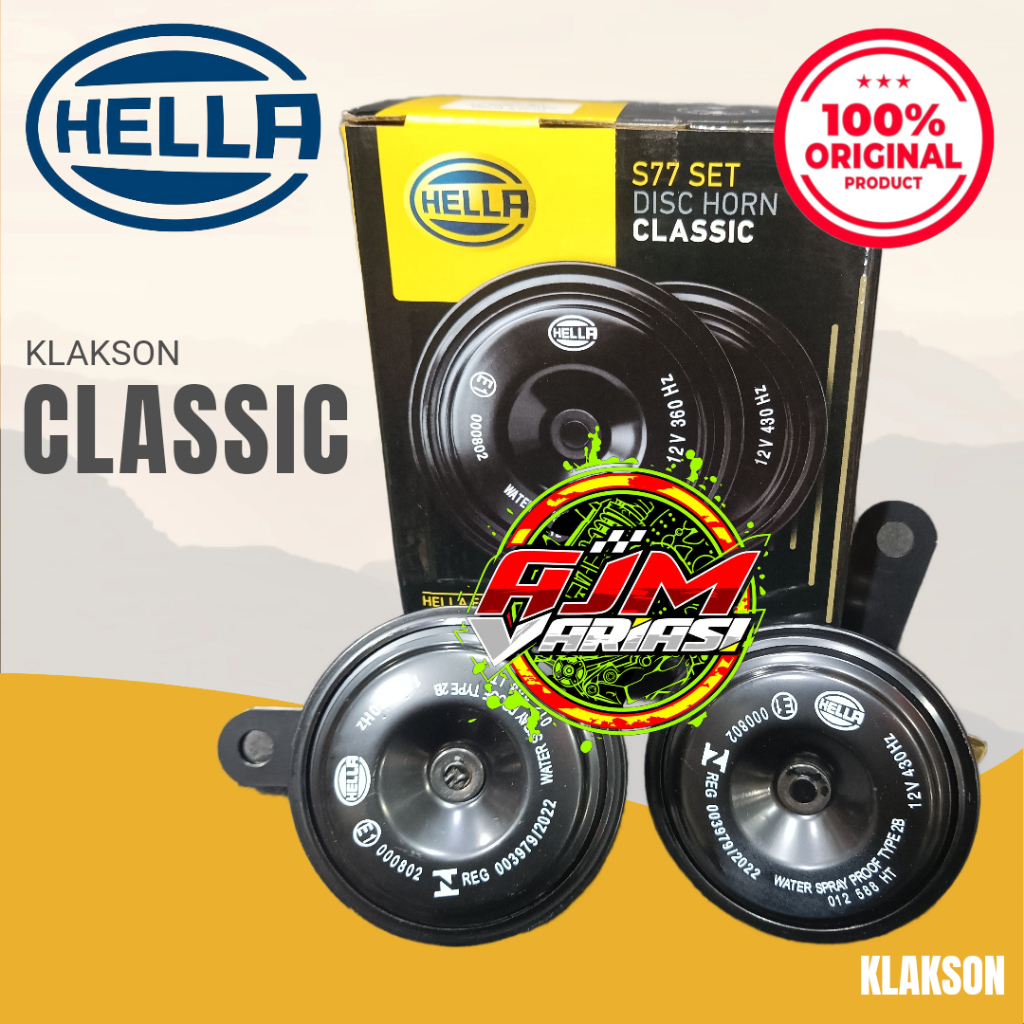 Promo Klakson Motor Mobil Hella Classic Bunyi Seperti Innova Avanza Hella Klakson