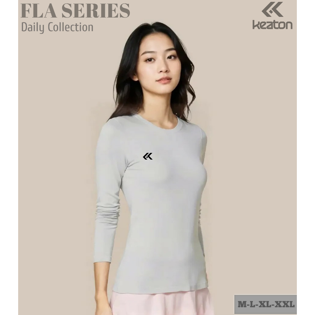 [ FLA PUTIH ] JERSEY OLAHRAGA WANITA HIJAB KAOS RUNNING WANITA MUSLIMAH BAJU BADMINTON WANITA LENGAN