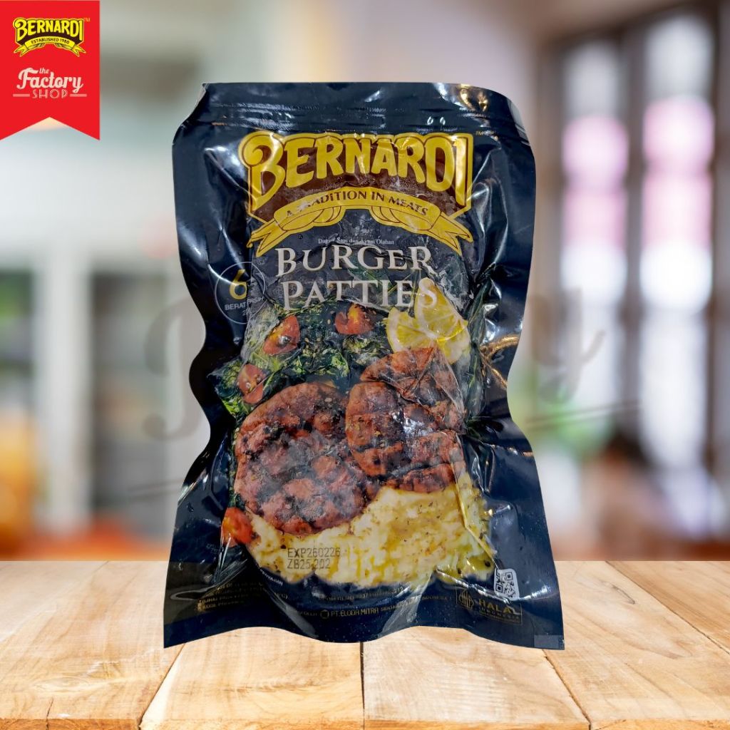 

Bernardi Burger Patties Sapi Beef 270gr 6bj