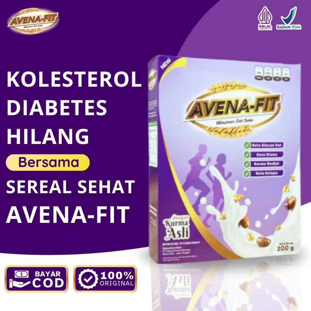 

Avenafit - 1 Box Sereal Oat Susu Atasi Kolesterol Serta Sehatkan Jantung BPOM