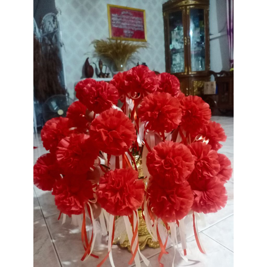 Keizha Craft Bunga Telur pompom
