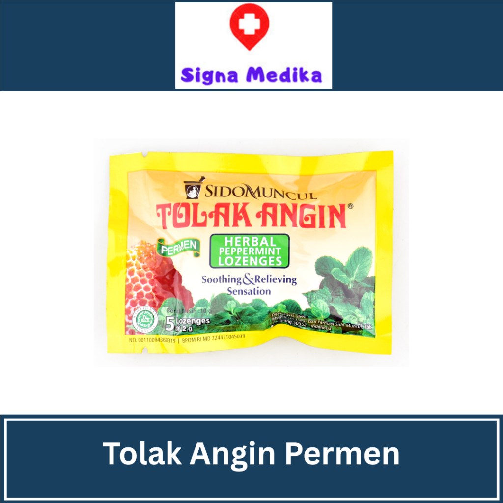 

Permen Tolak Angin Lozenges Sachet Isi 5pcs