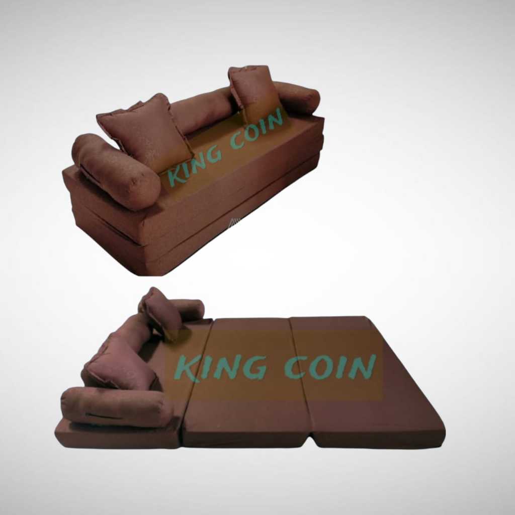 ROYAL FOAM Sofa Bed Polos Kasur Lipat Minimalis Bergaransi 10 Tahun