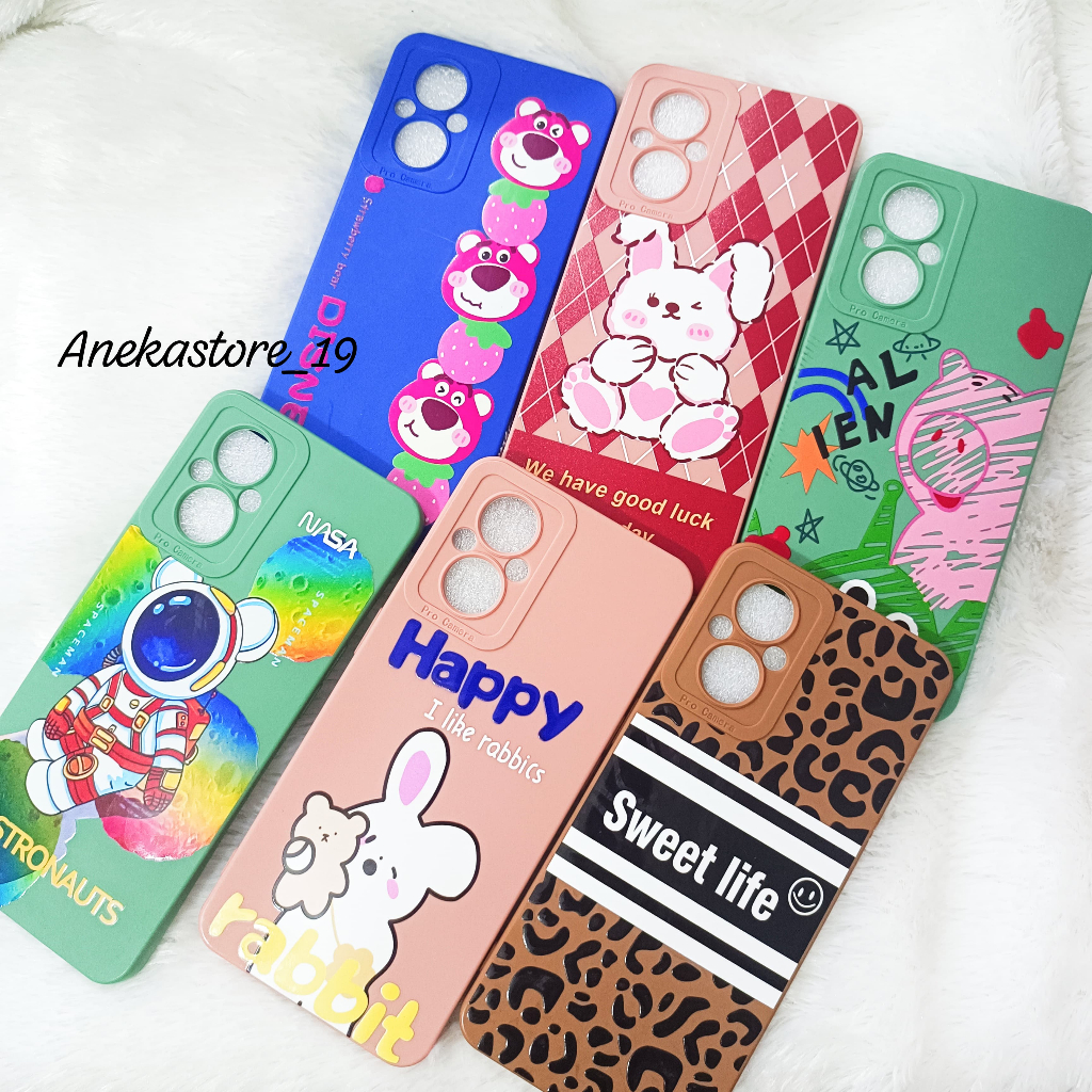 GROSIR SOFTCASE PRO CAMERA SWEET LIFE UNTUK SAMSNG OPPOO RLMEE VIVO MOTIF LUCU DAN SUPER LENTUR