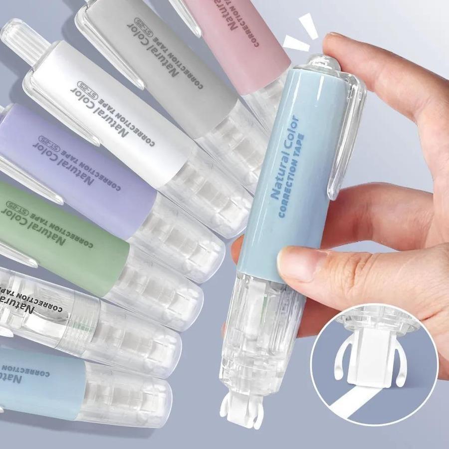 

Tip-ex Pita Koreksi Correction Tape Pastel Color Lucu Warna Transparan Pita Koreksi Mekanik Stationery