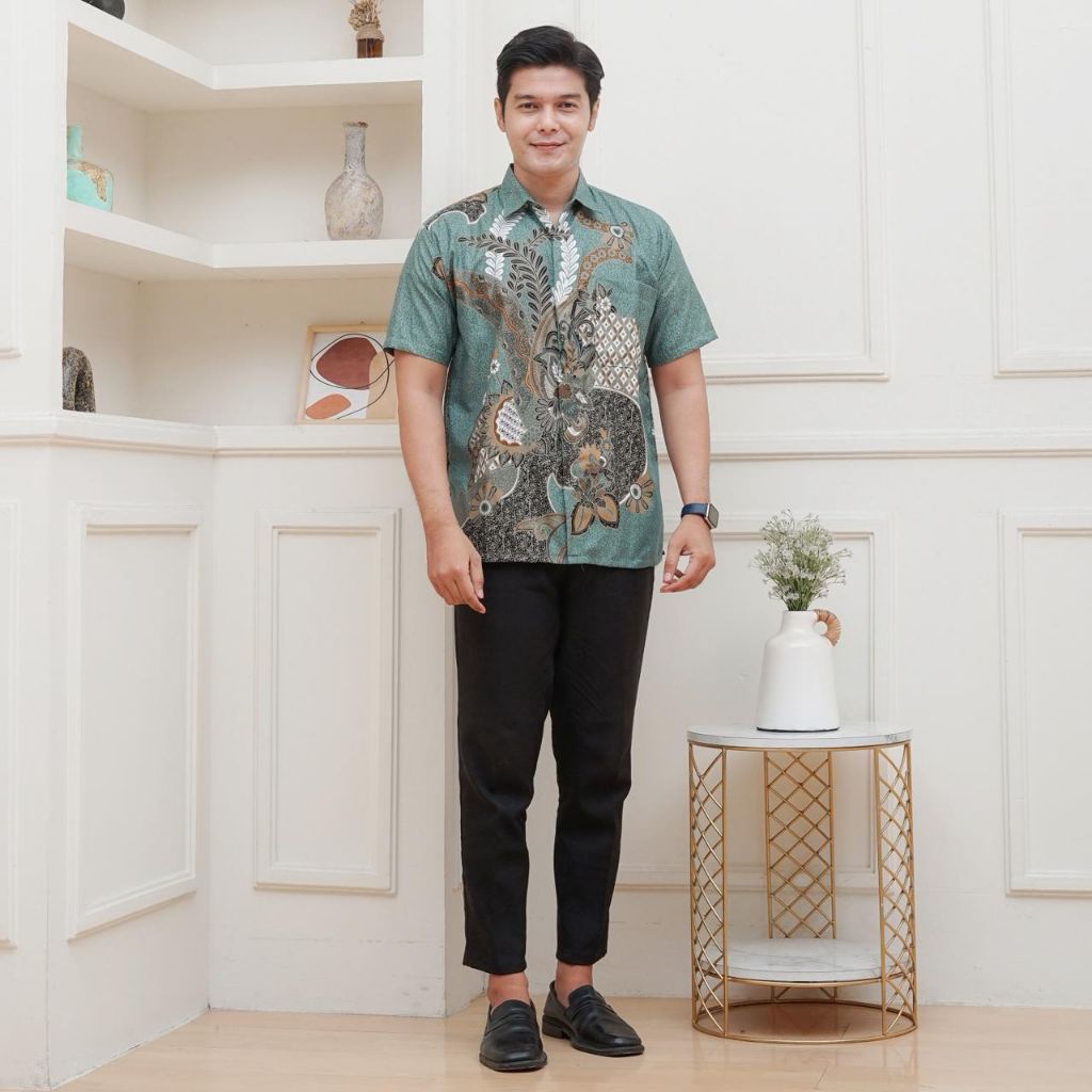 Batik Poli Short Sleeve IIN COLLECTION || Green