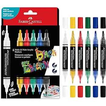 

FABER CASTELL SHAKE AND PAINT ACRYLIC MARKER 285507