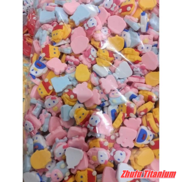 Manik mote clay hello kitty tas mix model isi 500pcs