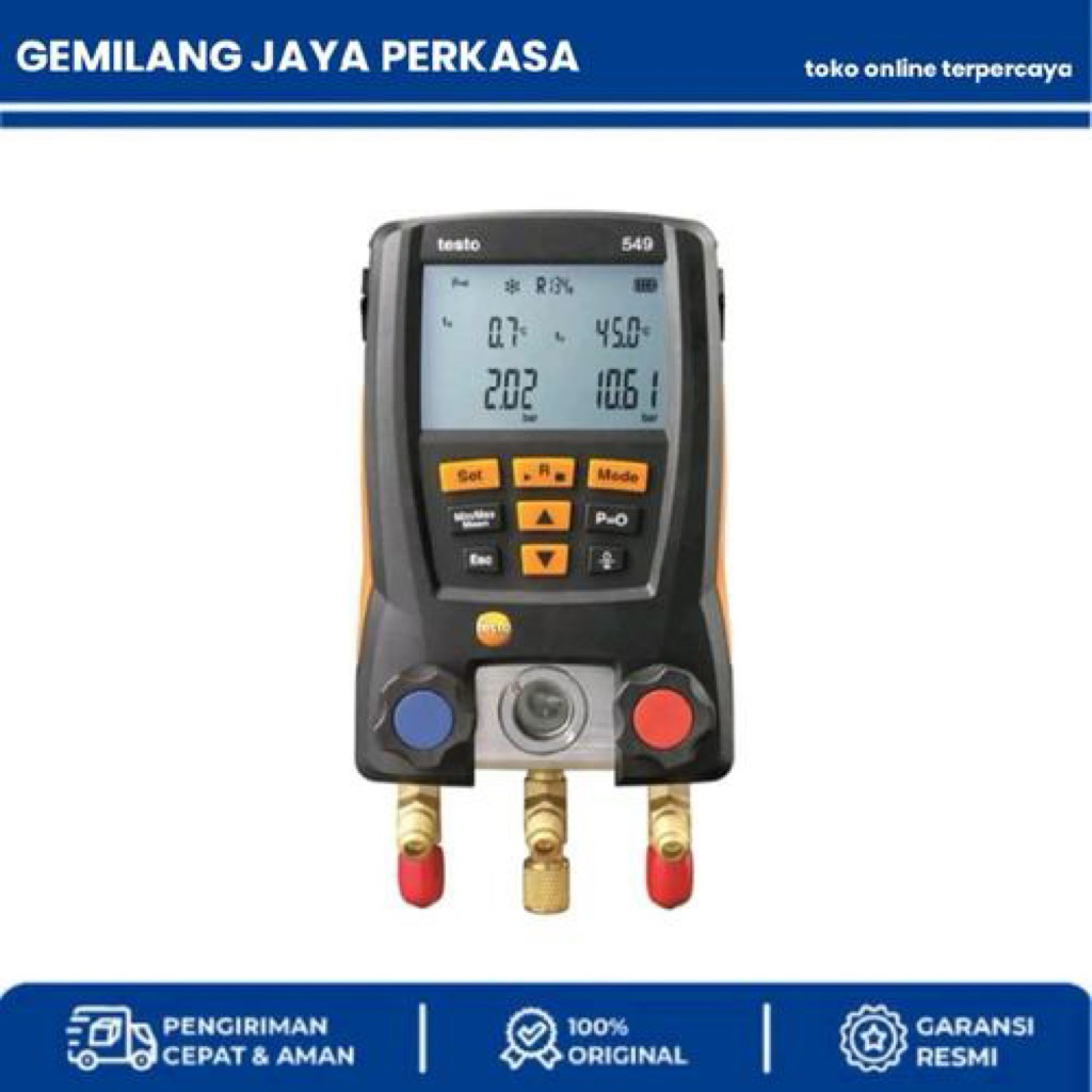 Refrigerantion Digital Manifold Gauge Meter Testo 549