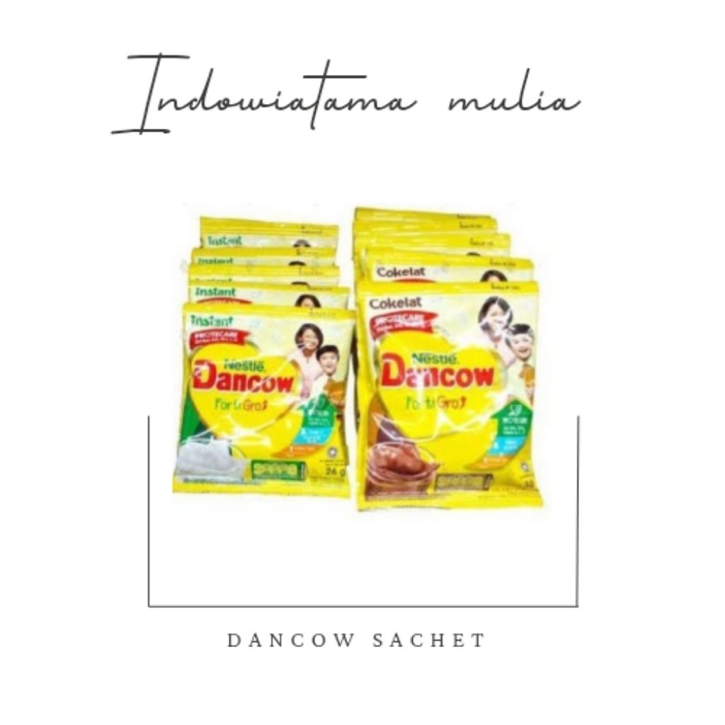 

Susu Dancow Kemasan Forti Gro Renteng / Renceng Isi 10 Sachet / Bungkus
